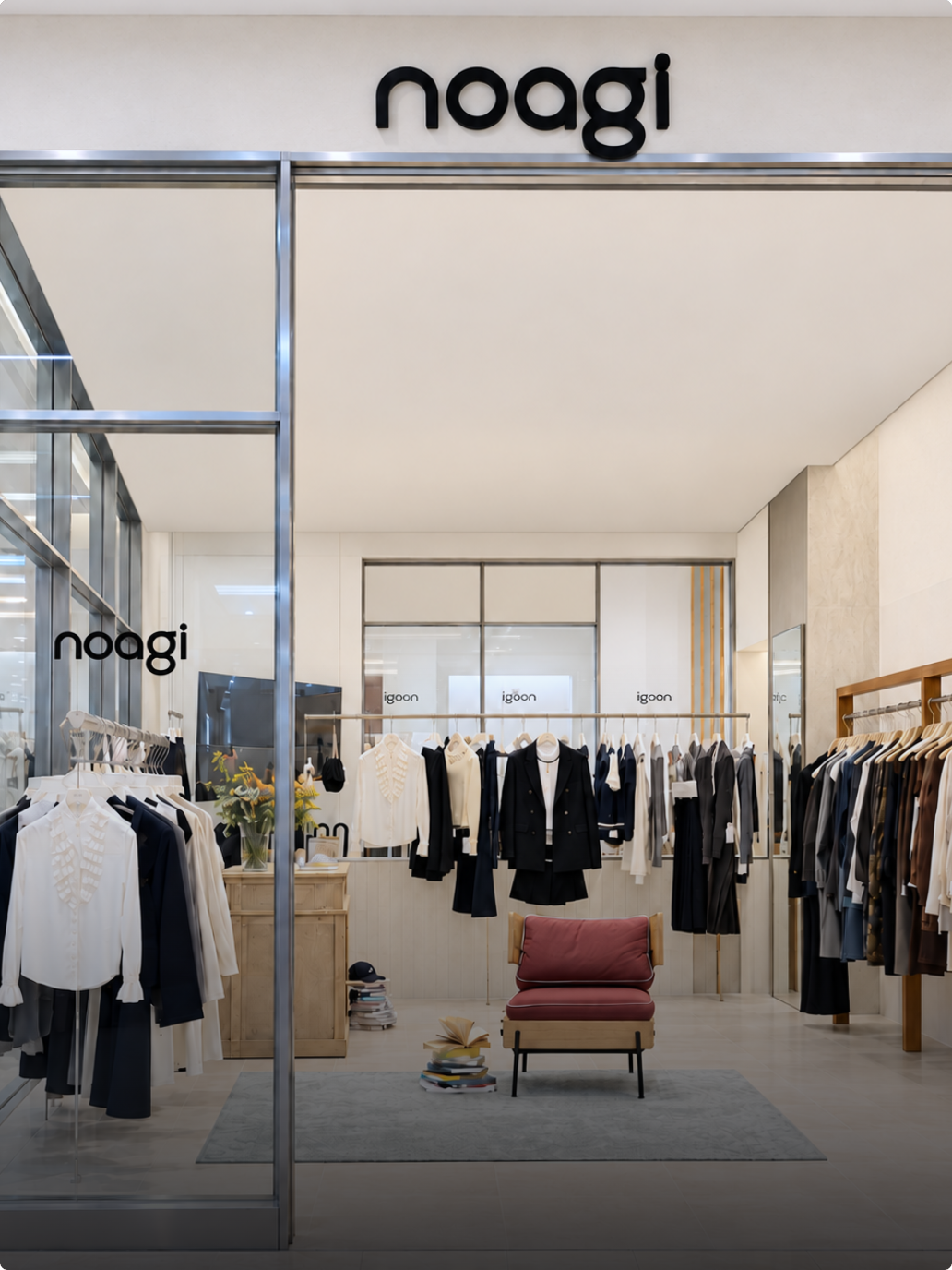 NOAGI档口门店与服装陈列